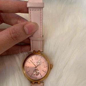 Ted Baker Pink Strap Watch